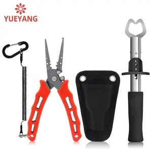 Yueyang Câu Cá Phụ Kiện Kit Câu Cá Lip Gripper Thép Không Gỉ Câu Cá Kìm Set Fish Gear Gripper Set Giải Quyết Cá Lipgrip