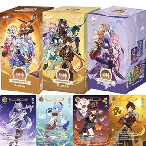 Tarjetas Originales de Genshin Impact, Genius Invokation TCG, Tarjetas de Batalla, <span class=keywords><strong>Hu</strong></span> <span class=keywords><strong>Tao</strong></span>, <span class=keywords><strong>Raiden</strong></span> <span class=keywords><strong>Shogun</strong></span>, Tarjetas Coleccionables de Personajes de Anime para Niños - Product Image 1