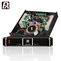 Amplificateur Audio de puissance DJ professionnel à deux canaux Impédance 8ohm Coque en métal Amp Pro 650W Sortie Max Haut-parleurs de connectivité XLR