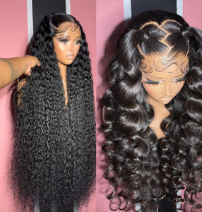 Brazil HD ren phía trước tóc giả, tóc giả tóc con người ren phía trước Brazil 30 inch, mật độ 250 13x6 HD ren phía trước tóc giả tóc con người - Product Image 2