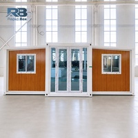 Maison mobile préfabriquée, 2 à 3 chambres, maison modulaire, 20 pieds, 40 pieds, Casas Prefabricadas, maison préfabriquée de luxe, maison conteneur extensible