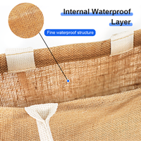 Sac fourre-tout en toile de jute naturelle personnalisé en gros, logo personnalisé, pas cher, pour la promotion, cadeau de mariage
