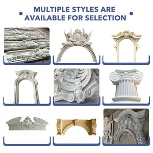 कारखाने अनुकूलन सजावट खिड़की दरवाजा आर्क वास्तुकला ग्लास मजबूत कंक्रीट ग्राक मोल्डिंग - Product Image 2