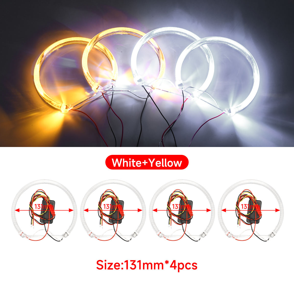 4 ชิ้น 131 มม. WY