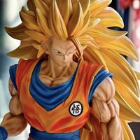 Figurine de collection Dragon Ball Z Super Saiyan 3 Son Goku 54 cm JT-025 en PVC, modèle de jouet, poupée, figurine, ornement
