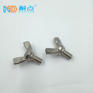 ButteCustomizable 304 Stainless Steel Hand Twist Butterfly <strong>Wing</strong> <strong>Screw</strong> Butterfly Hand <strong>Screw</strong> Butterfly <strong>Screw</strong> - Product Image 3