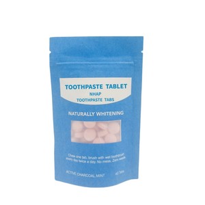 Meilleures ventes de fournitures hôtelières pour la maison, dentifrice en comprimés emballé individuellement avec logo personnalisé et étiquette privée - Product Image 6