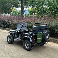 Exportation transfrontalière Mini Jeep tout-terrain 150cc à essence, moto tout-terrain à quatre roues, moto de style vintage