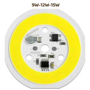 LED Encapsulation Series AC COB 9W LED Light Source E27 A60 LED Bulb Chip 9W LED Chip 220V