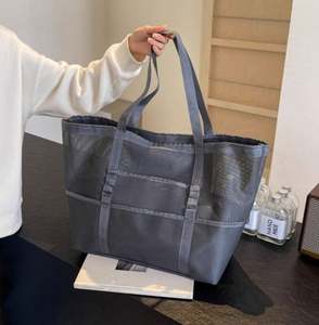 Sac de plage en maille plastique transparent extra large, imperméable, pour piscine, vacances, camping - Product Image 3