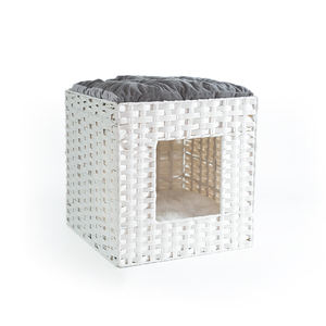 Vendita Calda: Letto per Cuccioli Personalizzato e Confortevole in Erba Marina Intrecciata, Cuccia per Gatti in Vimini - Product Image 5