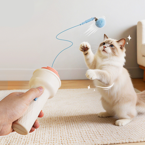 Jouet électrique interactif pour chat, forme crème glacée, rétractable automatiquement, style paresseux - Product Image 5