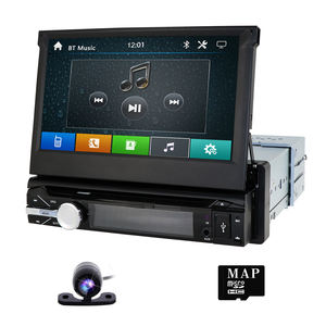 Gros faible quantité minimale de commande De <span class=keywords><strong>Voiture</strong></span> DVD Lecteur Audio Universel stéréo vidéo 7 pouces rétractable tactile écran gps de <span class=keywords><strong>voiture</strong></span> radio - Product Image 2