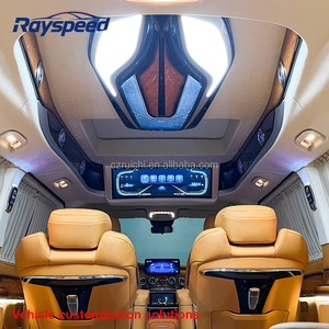 Vehículo de Lujo <span class=keywords><strong>Toyota</strong></span> Hiace de 9 Plazas, Conversión Completa con Interior Negro y Naranja, Volante a la Izquierda, Interior Completo en Venta - Product Image 3