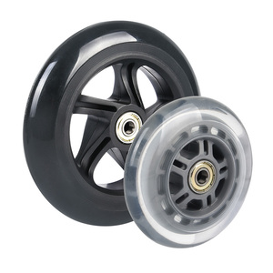 Wheels Plastic Wheel New Inline Kolo Pu Skate Wheels High Quality Foam Plastic Durable Heavy Duty Caster Form Driver Contact For Wheelbarrow Pu Wheel