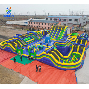 Château Gonflable Géant 30m*30m, Parc de Jeux Commercial, Grande Ville de Divertissement, Location pour Événements, Livraison Rapide Directe d'Usine - Product Image 2