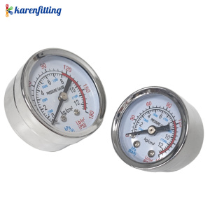 Vacuum Manometer <b>Mini</b> Dial Dual <b>Scale</b> Dial Gauge 1/4" NPT -30HG/0PS Vacuum Pressure Meter 2" Dial Digital Display Gauge - Product Image 5