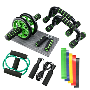 Kit de 12 Piezas para Ejercicios de Gimnasio en Casa, Rodillo Abdominal de Plástico Ecológico y Resistente para Entrenamiento Muscular - Product Image 4