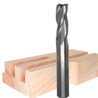 CNC Chip Breaker Router Bits Compression Endmills Retirer rapidement le fraisage en spirale de 32mm Carbure monobloc -- 12mm Shank up Down Helical