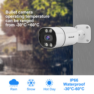 JideTech 5MP 16 canales PoE Bullet CCTV sistema de cámara NVR Set IR distancia 20m soporte a todo Color visión nocturna impermeable IP66 - Product Image 4