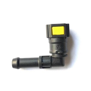 Raccord coudé rapide pour tuyau d'alimentation 10 mm pour ligne de carburant Sinotruk Pièces automobiles - Product Image 1