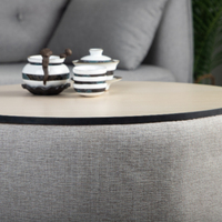 Plateaux de table en stratifié compact DEBO modernes, résistants aux rayures, imperméables, pour intérieur, qualité durable, hygiéniques, tailles personnalisables
