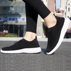 Zapatos de <span class=keywords><strong>mujer</strong></span> con absorción de impactos, invierno 2024, <span class=keywords><strong>sin</strong></span> <span class=keywords><strong>cordones</strong></span>, planos, <span class=keywords><strong>tenis</strong></span> blancos para <span class=keywords><strong>mujer</strong></span> - Product Image 2