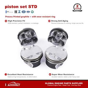 Conjunto de Pistón RACEORLY 04E107065FQ de 71 mm para VW EA211 1.2T <span class=keywords><strong>Beetle</strong></span> Lavida CYAA CYVD DLSA 7DCT - Product Image 2