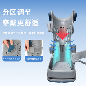 Leyubang Ankle Fixation Brace With <b>Adjustable</b> <b>Straps</b> For Foot Rehabilitation Support And Protection - Product Image 1