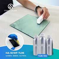 Revêtement d'isolation thermique en verre de terre rare rejet UV IR peinture sur verre liquide bloquant la chaleur solaire à haute température