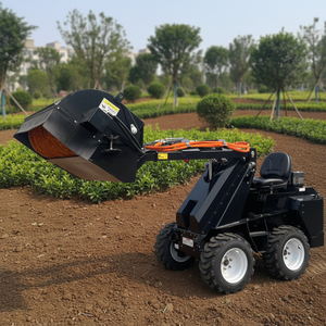 Mini-chargeuse compacte multifonctionnelle Type 26 25HP - Chargeuse frontale sur chenilles diesel pour usage agricole Livraison gratuite - Product Image 3