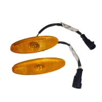 Feux de position latéraux d'angle Oem Odm Higer lampe de contour camion bus 24v contour lampe à LED jaune rouge feux de bus