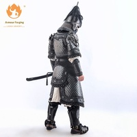 Armure chinoise Shunshui Echo Fish Scale Armor, armure de guerre en métal détachable et portable, modèle de décoration pour salon et bureau