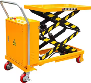 Plataforma Elevadora de Tijera Semi-Eléctrica Reddot de 500 kg y 1000 kg con Plataforma Grande - Product Image 5