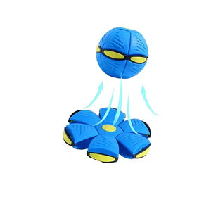 Wholesale <b>Disc</b> Ball Toys Flying Saucer Ball Deformation Squeak Interactive Venting Decompression Pet Dog Chew Toy - Product Image 6
