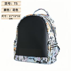 Mochila LED de Tela Oxford con Diseño de Puntos, Cierre de Cremallera, Unisex, para Uso Diario - Product Image 5