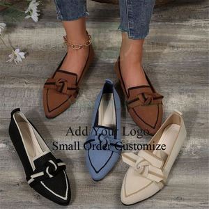 Nuevos Zapatos de Tacón Alto de Moda con Diseño <span class=keywords><strong>Hanako</strong></span>, Punta Puntiaguda y Tacón Bajo para <span class=keywords><strong>Mujer</strong></span>, Calzado de Primavera - Product Image 2