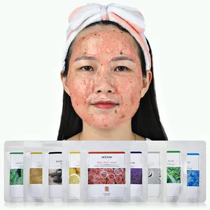 MOOYAM Natural Brighten 24K Hydrojelly Facial Mask Cleansing Peel Off Rose Soft Hydro Jelly Powder Rubber Hydro Jelly Face Mask