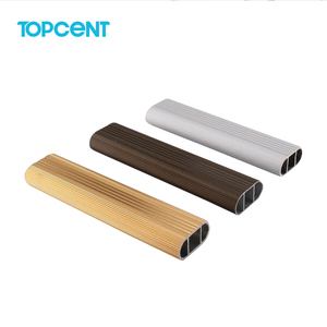 Asta per armadio in lega di alluminio Topcent supporto per l'hardware del guardaroba resistente ed elegante - Product Image 4