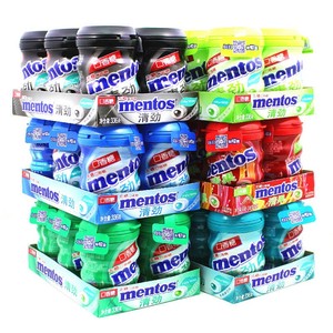 JST0021 - Vente en gros de <span class=keywords><strong>chewing</strong></span>-<span class=keywords><strong>gum</strong></span> <span class=keywords><strong>sans</strong></span> <span class=keywords><strong>sucre</strong></span> M-entos, bouteille de 56 g, menthe fraîche pure, fruit, <span class=keywords><strong>xylitol</strong></span>, en vrac - Product Image 3