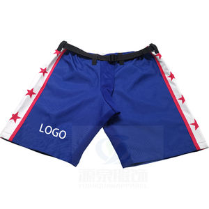 กางเกงโกลฮ็อกกี้น้ำแข็งลาย2แถบเปลือกหอยฮอกกี้น้ำแข็งออกแบบได้ตามต้องการ - Product Image 3