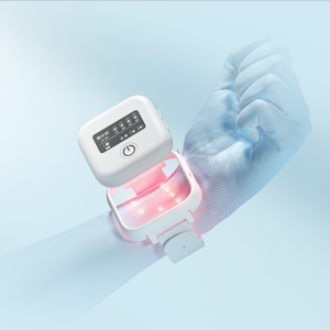 Perangkat Terapi Laser 650nm Portabel Baru, Patch Pergelangan Tangan/Hidung/Kalung yang Dapat Dipakai, Jam Tangan Laser Unisex - Product Image 4