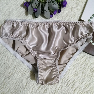 Nuovo Design Personalizzato <span class=keywords><strong>di</strong></span> Slip Sexy in Seta per Donne, Lingerie <span class=keywords><strong>di</strong></span> <span class=keywords><strong>Lusso</strong></span> 100% Seta, ODM/OEM <span class=keywords><strong>Intimo</strong></span> <span class=keywords><strong>Femminile</strong></span> - Product Image 3