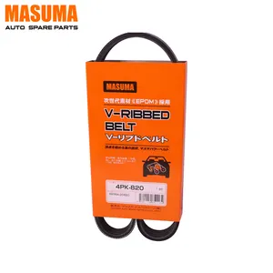 4PK-820 MASUMA Auto spare part Transmission Parts poly pk belt 11720-0M000 11720-0M010 17521-73H00 for TOYOTA COROLLA