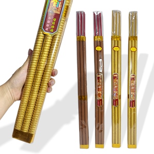 Bâton d'encens durable 24 heures Bois de santal en bambou 6/Sac <span class=keywords><strong>Culte</strong></span> religieux toutes saisons pour Bouddha Guanyin Dieu de la richesse - Product Image 1