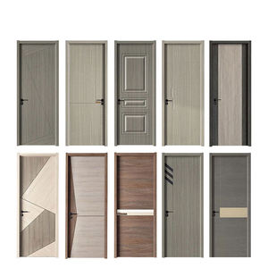 Porte en teck massif de style moderne personnalisé BASEN, finition intérieure, design imperméable, pour appartement - Product Image 3