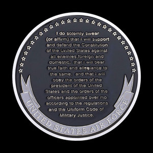 Noi potenza aerea <span class=keywords><strong>giuramento</strong></span> di arruolamento di preghiera di benedizione medaglia commemorativa regalo Souvenir per aviere collezionisti monete - Product Image 6
