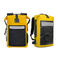 Sac à dos étanche 35L en PVC 500D avec bandes réfléchissantes, sac étanche à enroulement, Ocean Pack toutes saisons pour kayak et bateau – Offre Spéciale