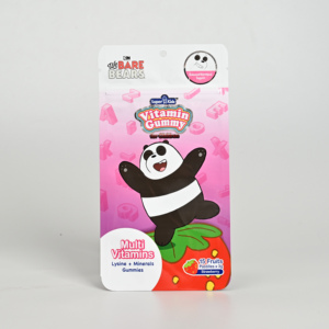 Hot bán Nhựa đứng lên lá Gummy Zip khóa bao bì thực phẩm ăn được kẹo 3 gam Mylar Túi với dây kéo - Product Image 2