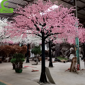 شجرة زهر الكرز من الألياف الزجاجية بطول 3-6 أمتار لتزيين حفلات الزفاف، قابلة للتخصيص، ديكور داخلي من الساكورا الاصطناعية، مقاومة للأشعة فوق البنفسجية ومتينة - Product Image 2
